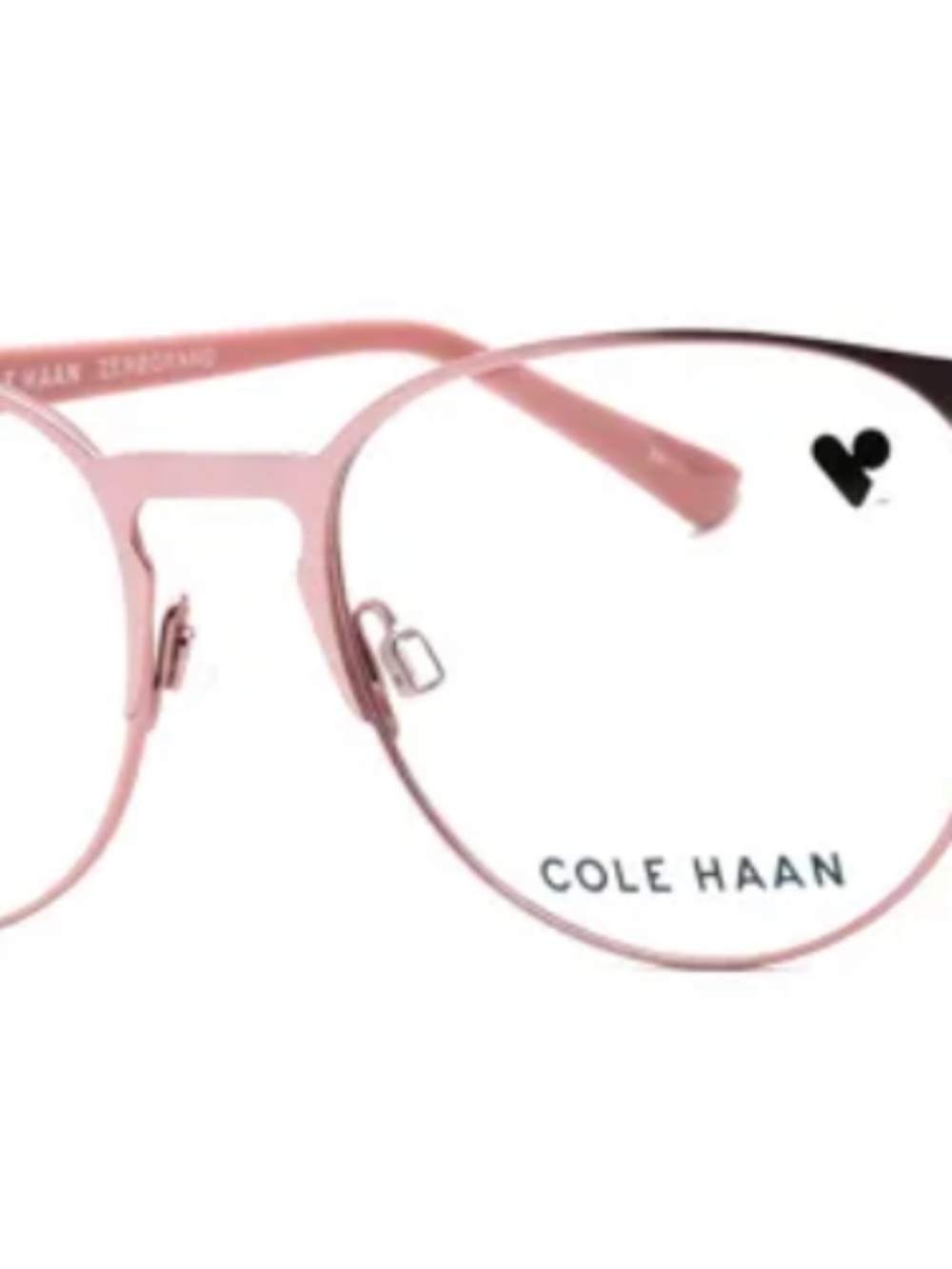 NWOT COLE HAAN Rose Gold Medium Metal Glasses